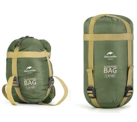 Спальний мішок Naturehike LW180 Mini NH21MSD04, правий, XL, темно-зелений Фото 3